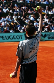  Ramasseur de balles - Roland Garros 2003 / © Charles DUTOT                               