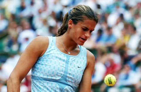 Amélie MAURESMO - Roland Garros 2003 / © Charles DUTOT                               