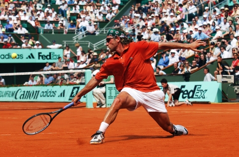  Arnaud CLEMENT - Roland Garros 2003 / © Charles DUTOT                               