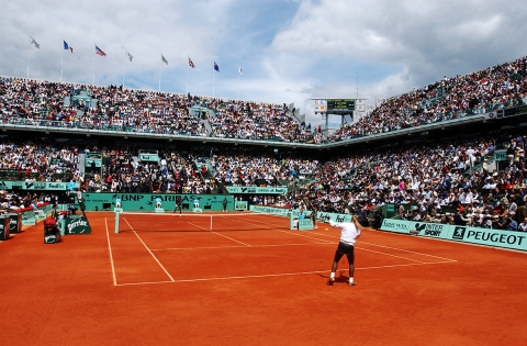  Court Central Philippe CHATRIER - Finale Femmes Roland Garros 2002 / © Charles DUTOT                              