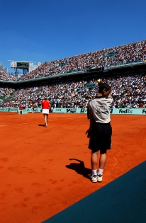  Court Central Philippe CHATRIER - Finale Femmes Roland Garros 2003 / © Charles DUTOT                               