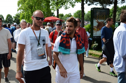  Julien JEAN PIERRE, Arnaud CLEMENT, Michaël LLODRA - Roland Garros 2012 / © Charles DUTOT