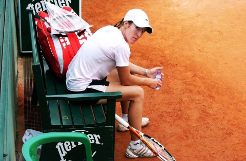  Justine HENIN - Roland Garros 2006 / © Charles DUTOT