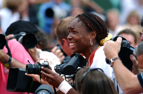  Venus WILLIAMS - Finale Roland Garros 2002 / © Charles DUTOT                                   