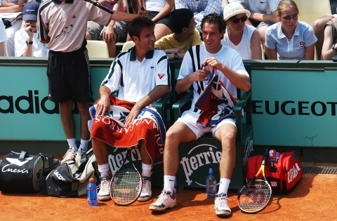  Fabrice SANTORO & Michael LLODRA - Roland Garros 2003 / © Charles DUTOT