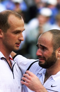  Andreï MEDVEDEV & André AGASSI - Finale Roland Garros 1999 / © Charles DUTOT