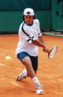  Sébastien GROSJEAN - Roland Garros 2003 / © Charles DUTOT                               